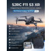 Квадрокоптер SJRC F11 S3 XR, пульт с экраном 3-AXIS 4K EIS 5G 10KM GPS